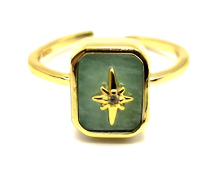 Bague Etoile Amazonite