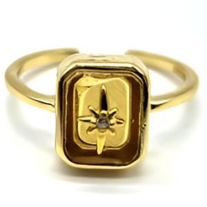 Bague Etoile en Citrine