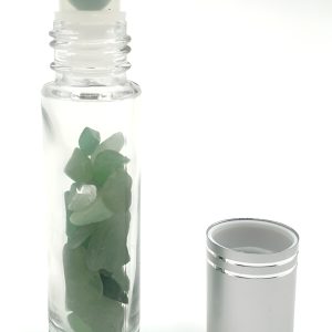 Roll-On Diffuseur Aventurine Verte a remplir d huile essentielle (9cm)