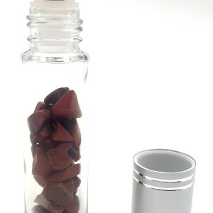 Roll-On Diffuseur Jaspe Rouge a remplir d huile essentielle (9cm)