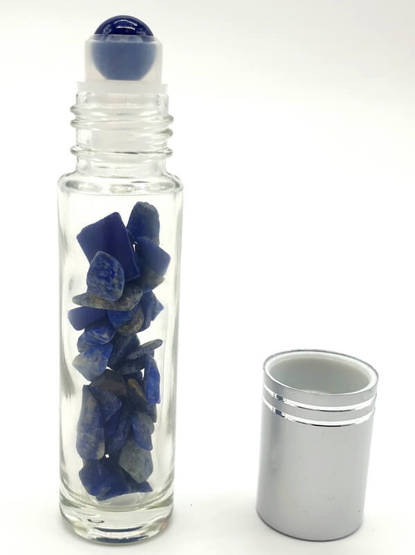 Roll-On Diffuseur Lapis Lazuli a remplir d huile essentielle (9cm)