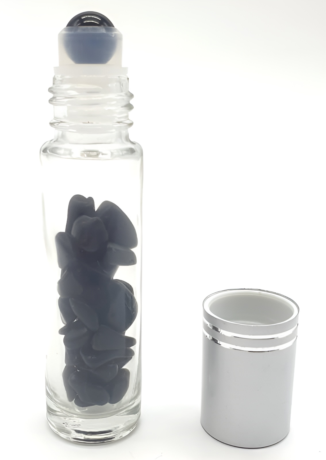 Roll-On Diffuseur Opsidienne noire a remplir d huile essentielle (9cm)