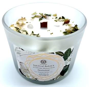 Bougie Parfumée Green Tree 'Equilibre Spirituel' Cristal de Roche + Jasmin