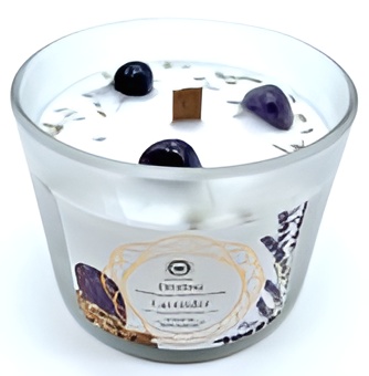 Bougie Parfumée Green Tree 'Guérison' Améthyste et Lavande