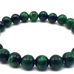 Bracelet en Oeil de Tigre Vert