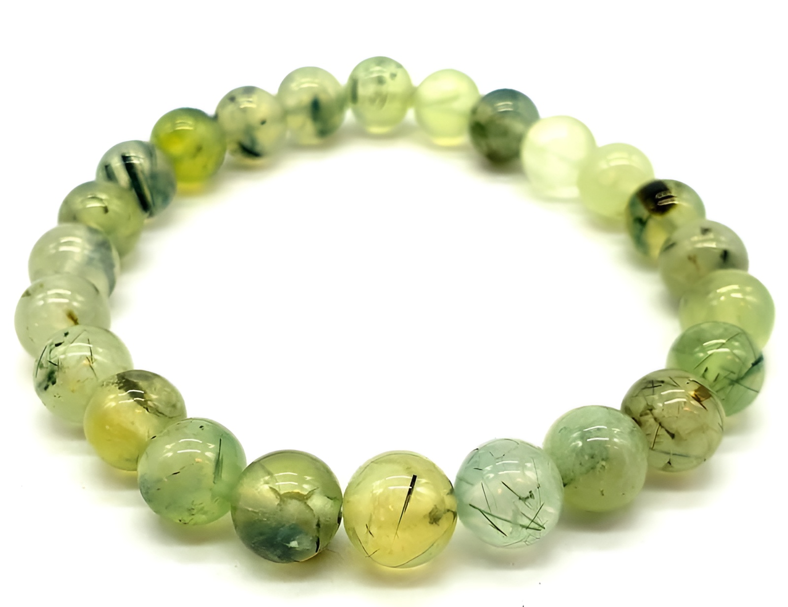 Bracelet en Prehnite