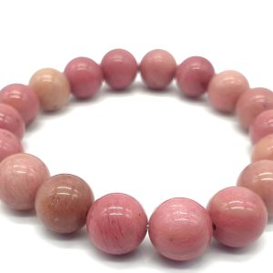 Bracelet en Rhodonite rose