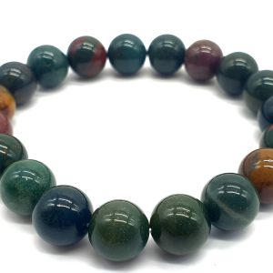 Bracelet en Jaspe Héliotrope