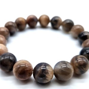 Bracelet en Pierre de Soleil Noir